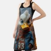Stylish Duck in the City All-Over Print Apron エプロン (インサイチュ)