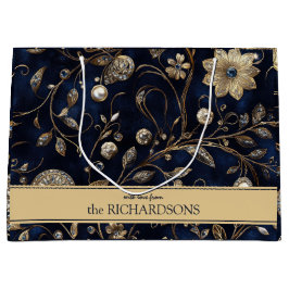 Stylish Elegant Family Gift Bag ラージペーパーバッグ