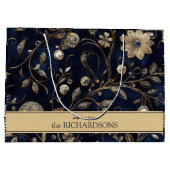 Stylish Elegant Family Gift Bag ラージペーパーバッグ (裏面)