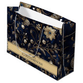 Stylish Elegant Family Gift Bag ラージペーパーバッグ (正面アングル)