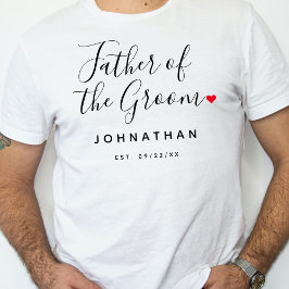 Stylish Father Of The Groom Wedding Tシャツ