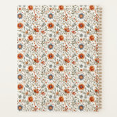 Stylish Floral Neutrals Personalized Recipe  プランナー手帳 (裏面)