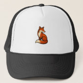Stylish Fox Hat Minimalist Wildlife Animal Design キャップ (正面)