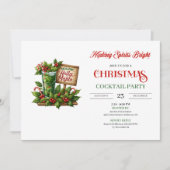 Stylish Funny Mojito Cocktails digital invitation 招待状 (正面)