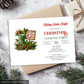 Stylish Funny Mojito Cocktails digital invitation 招待状