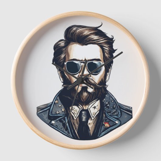 Stylish Gaze Wall Watch 壁時計 (正面)