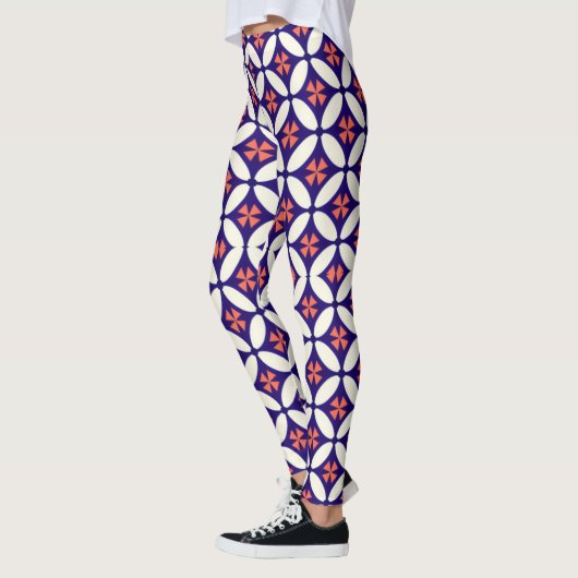  Stylish Geometric Pattern Leggings for Women  レギンス (左)