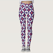 Stylish Geometric Pattern Leggings for Women レギンス (正面)