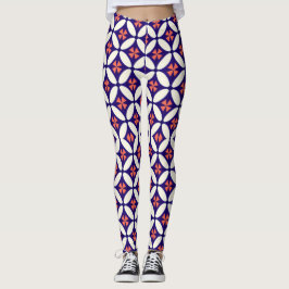 Stylish Geometric Pattern Leggings for Women レギンス