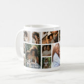 Stylish Girlfriend 15 Photo Collage コーヒーマグカップ (正面左)