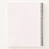 Stylish Girly Pink Note Book Document ノートブック (裏面)