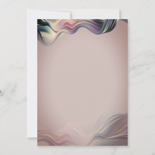 Stylish Grad Cap,Disco Ball,Wine Violet Abstract 招待状 (裏面)