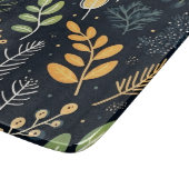 Stylish Green and Yellow Foliage Pattern  カッティングボード (角)