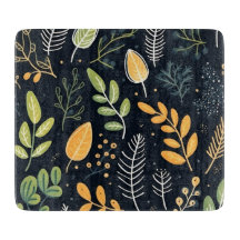 Stylish Green and Yellow Foliage Pattern 