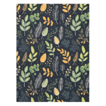 Stylish Green and Yellow Foliage Pattern 