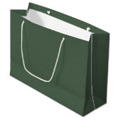 Stylish Green Texture Large Gift Bag for Presents ラージペーパーバッグ (正面アングル)