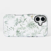 Stylish Greenery Iphone 16 Case 16ケース (裏面横)