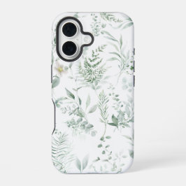 Stylish Greenery Iphone 16 Case 16ケース