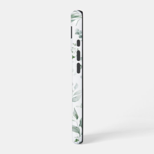 Stylish Greenery Iphone 16 Case iPhone 16ケース (左側面)