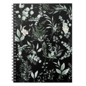 Stylish Greenery spiral ノートブック (正面)