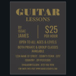 Stylish Guitar Lessons Advertising チラシ<br><div class="desc">Guitar Lessons Advertising Flyers By The Business Card Store.</div>