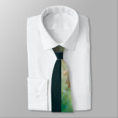 Stylish Half Dark Green Galaxy Neck Tie ネクタイ (タイ)