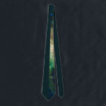 Stylish Half Dark Green Galaxy Neck Tie ネクタイ<br><div class="desc">Stylish half dark green galaxy tie with the image of star-forming cloud NGC 281 in the constellation of Cassiopeia. Green galaxy neck tie is a perfect gift for all stargazers.</div>