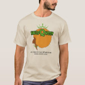 Stylish HALLOQWEEN Afro Queen Halloween Tシャツ (正面)