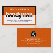 Stylish Handyman Signage Frame 名刺 (正面/裏面)