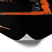 Stylish Heart Crps Awareness  ポスター (角)