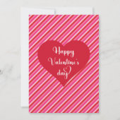 Stylish Hearts Valentine’s Day Love Card シーズンカード (正面)