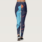 Stylish High-Waisted Women’s Leggings  レギンス (裏面)
