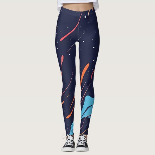 Stylish High-Waisted Women’s Leggings  レギンス (正面)