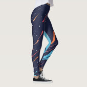 Stylish High-Waisted Women’s Leggings  レギンス (右)