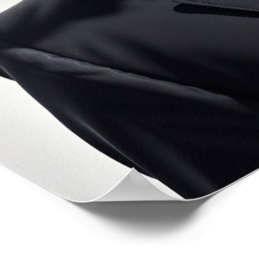 Stylish horned figure in sharp formal attire art ポスター (角)