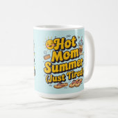 Stylish hot mom summer vibes コーヒーマグカップ (正面右)