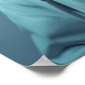 Stylish Husky in Winter Jacket Neon Art ポスター (角)