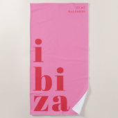 Stylish Ibiza Bath beach Towel   ビーチタオル (正面)