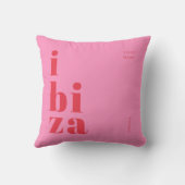 Stylish Ibiza Spain souvenir  クッション (裏面)