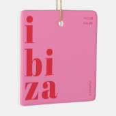 Stylish Ibiza Spain souvenir セラミックオーナメント (右)