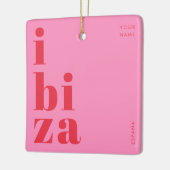 Stylish Ibiza Spain souvenir セラミックオーナメント (左)