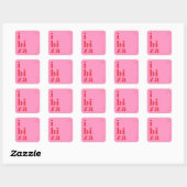 Stylish Ibiza Spain sticker  スクエアシール (シート)