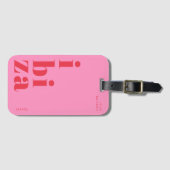 Stylish Ibiza travel tag ラゲッジタグ (正面横)
