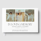 Stylish In Loving Memory Letting 4 Photo Collage ゲストブック (正面)