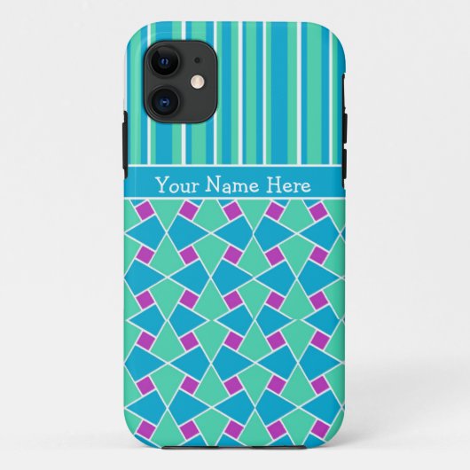Stylish Islamic Design and Stripes: iPhone 5/5s Ca Case-Mate iPhoneケース (裏面)