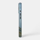 Stylish Luxurious Timeless Grey Gold Marble iPhone 16ケース (左側面)