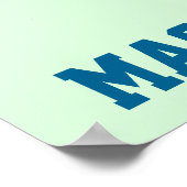 Stylish Machu_Picchu Silhouette ポスター (角)