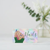 Stylish Manicurist Artist Nail Art Iridescent Opal 名刺 (スタンド正面)