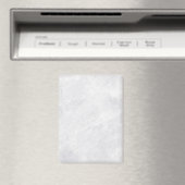 Stylish Marble Textured 2.5" x 3.5" Rectangle マグネット (インサイチュ (食洗機))