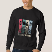Stylish Men Sweatshirt Good Quote Graphic Apparel スウェットシャツ (正面)